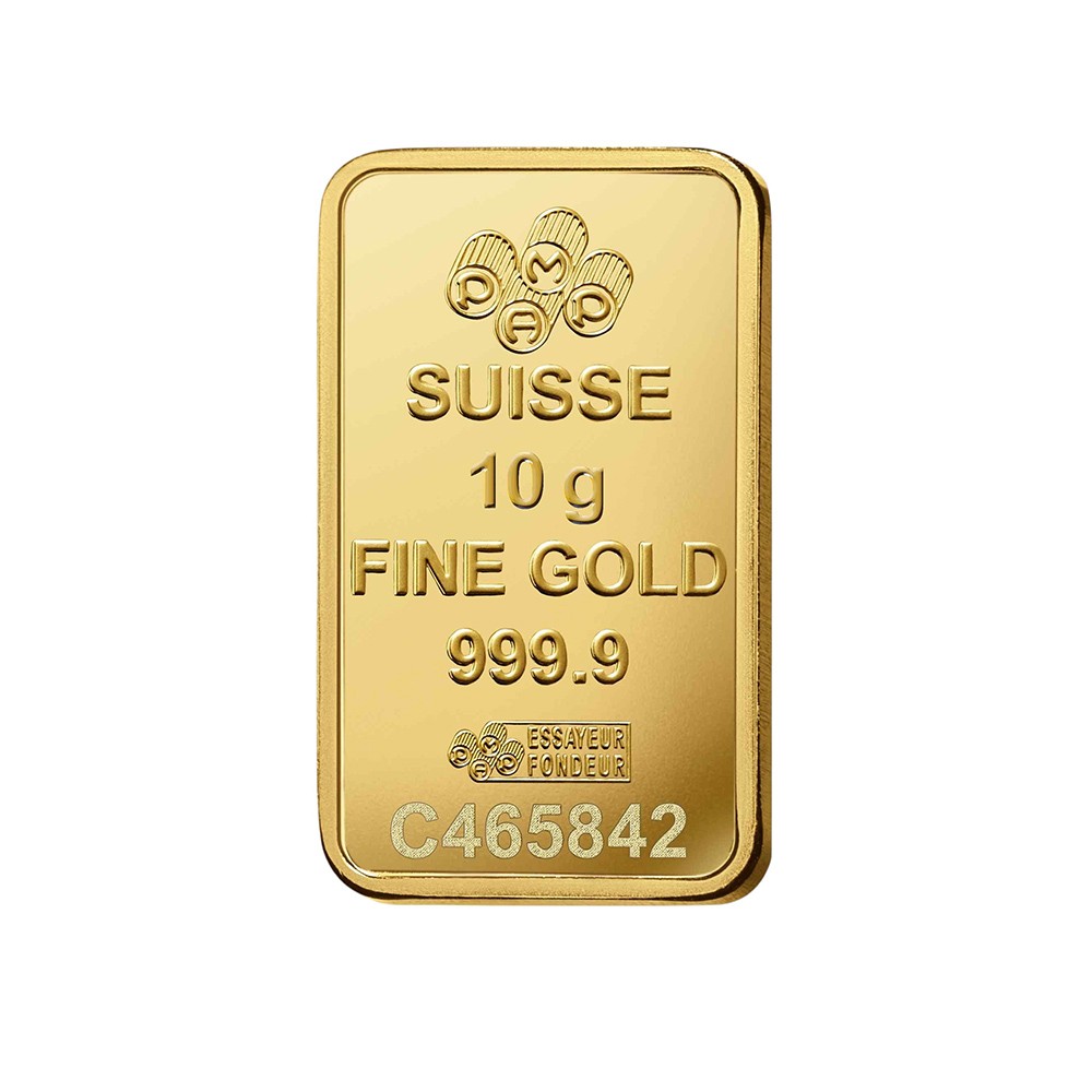 Lingote PAMP Suisse 10g de oro fino