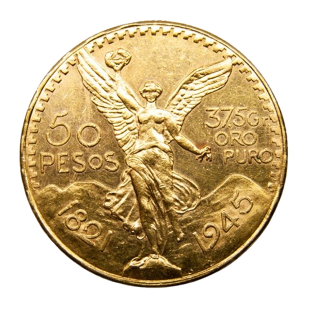 Moneda 50 Pesos México Centenario oro