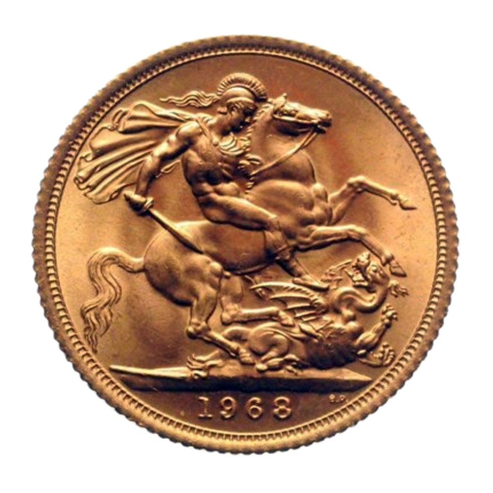 Moneda Sovereign Reino Unido oro