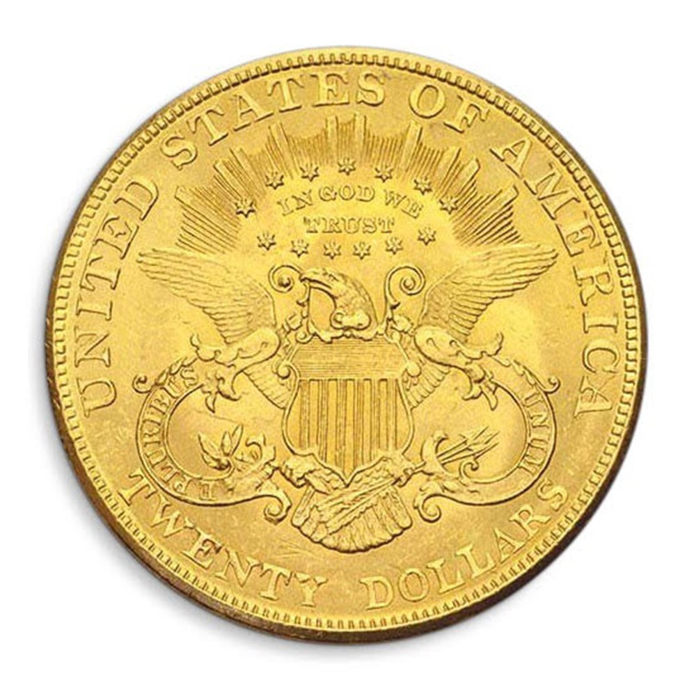 Moneda 20 Dólares USA Double Eagle oro