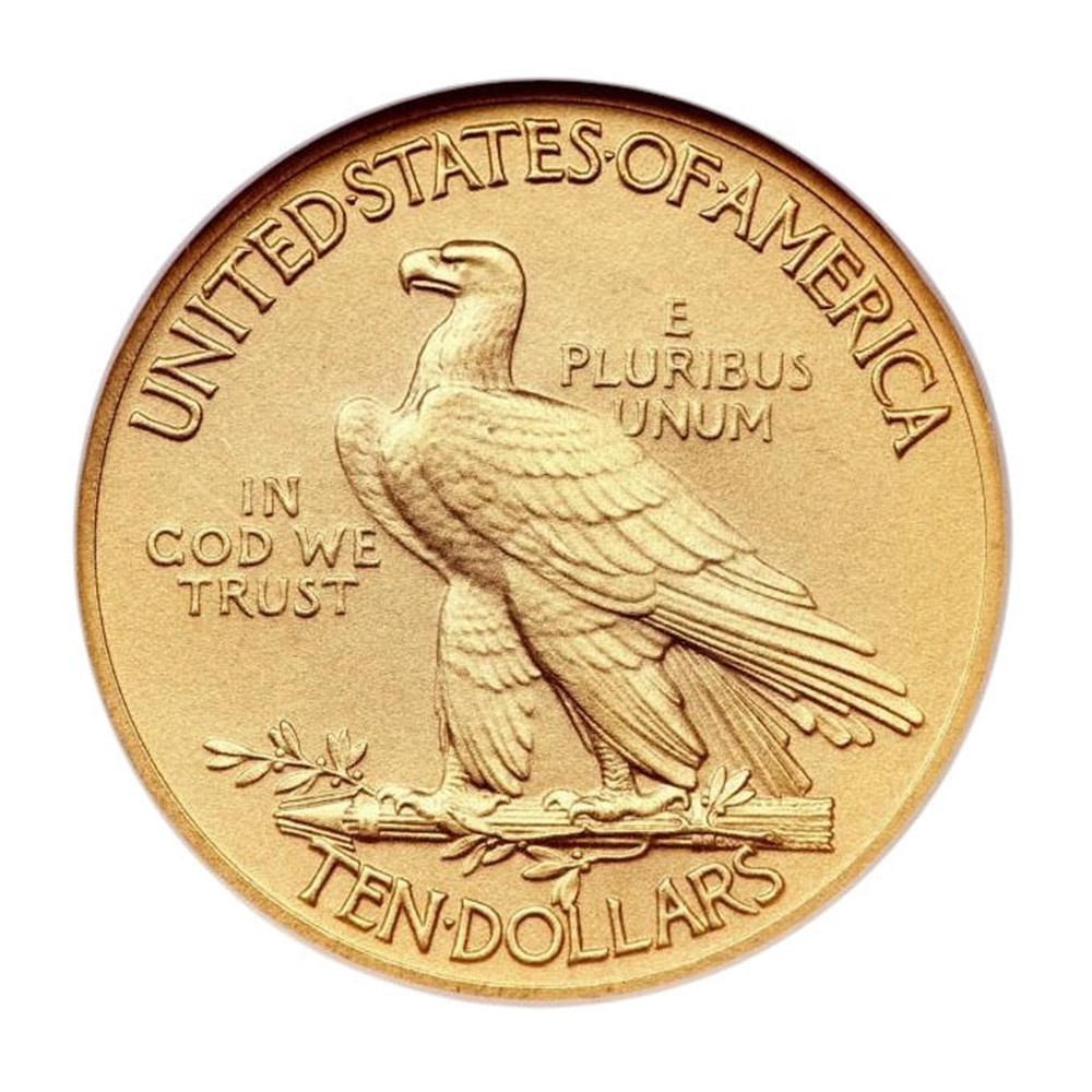 Moneda 10 Dólares USA Indian Head oro